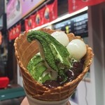 ボバスタンド - 宇治金時ソフトクリーム！美味しいです‼︎