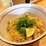 地球の中華そば - 秋刀魚としめじの炊き込みご飯