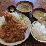 林や - 無頭海老セット1150円