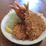林や - 無頭海老②定食1150円