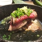 かがやき - ローストビーフのお茶漬け