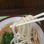 三角茶屋豊吉うどん - 麺は宮崎っぽくツルツルやわらか