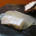 日本橋橘町　都寿司 - 塩釜の真子鰈