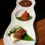 松寿し - お通し３種