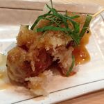 和鶏屋 - H.27.10.1.夜 つくねおろしポン酢 205円