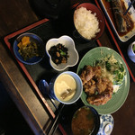 Hoshinomura - お昼の定食 「唐揚げ 650円」 （大盛り無料）