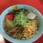 藤や - 2015年10月。冷やし中華大盛り650円。