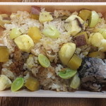 旬菜 おぐら家 - 丹波栗と安納芋の炊き込みご飯