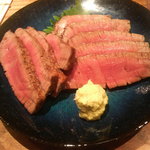 日本料理 とくを - 10.6.16わさびで頂くステーキ