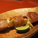 鮨座 醤の - ねぎま焼