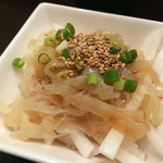 菜香餃子房 - 【2015.10月追加】大根の黒酢和え？