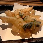 氷見うどん - シロエビのかき揚げ