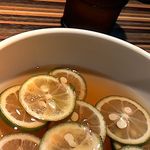 氷見うどん - カボスたっぷり