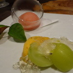 京松蘭はなれ - ☆ピンクなグレープフルーツのシャーベット☆