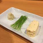 鯛だしの付け合わせ