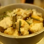 きぐら茶屋 - 鶏釜飯