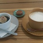 ラポカフェ - 食後にコーヒーゼリー&カフェオレ