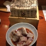 めしの助 - ヒイカと穴子の炙り