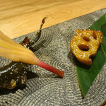 麓 - 2015.10 子持ち鮎炭火焼き