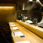 麓 - 2015.10 カウンター席