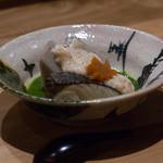 麓 - 2015.10 鰆と海老芋の海老入トロロ蒸し