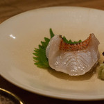 麓 - 2015.10 お造り（キンキ熟成）