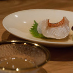 麓 - 2015.10 お造り（キンキ熟成）