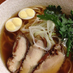 Sumibi Yakitori Kandagawa - 鶏の出汁が効いたラーメン。美味！