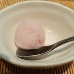 すし匠 - 白桃のシャーベット