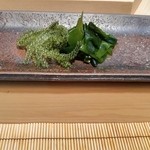 すし匠 - 海ぶどうと若布