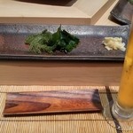 すし匠 - 海ぶどうと若布