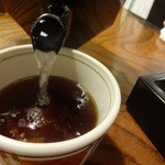 手打ちそば 竹泉 - 蕎麦湯はナチュラル