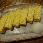 手打ちそば 竹泉 - 玉子焼き（ハーフ）
