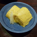 丸太町十二段家 - 熱々の出汁巻き。