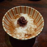 丸太町十二段家 - 柴漬けでぶぶ茶。