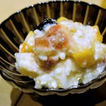 つきじ 文化人 - 柿・梨・無花果の白和え　15年9月