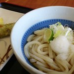 どん太鼓 - 冷やしぶっかけ、磯辺揚げ、半熟たまご天