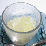 リストランテ サクラ - パイナップルとライムのグラニテ