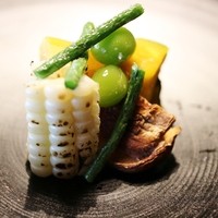 御料理 光安 - 秋野菜の吹き寄せ