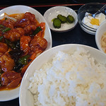 八福食堂 - 酢豚定食(680円)