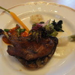 ドゥ・ラパン - 鴨肉のコンフィ