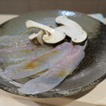 日本料理 みや  - 27年10月　山形松茸と関河豚