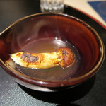 日本料理 みや  - 27年10月　山形松茸　出汁ポン酢で