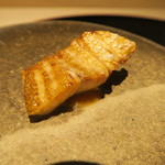 日本料理 みや  - 27年10月　ノドグロ炭火焼き　胡桃味噌添え