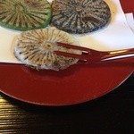 和田乃屋 本店 - 滝の焼き餅:専用のフォークの使い方