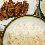 Rikyuu - 牛たん定食1550円(税抜)