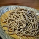 たまき屋 - 黒挽きそば(田舎そば) 530円