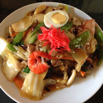 味へい - 五目あんかけ焼きそば¥800