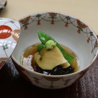 銀座 小十 - あわび
