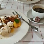 ル・プラ・プリュ - デザートとコーヒー